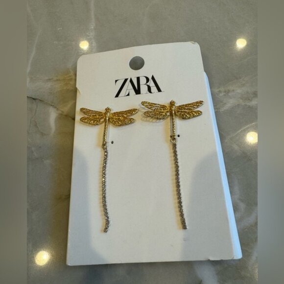 ZARA DRAGONFLY EARRINGS ✨🔥🔥❤️ - Picture 3 of 4